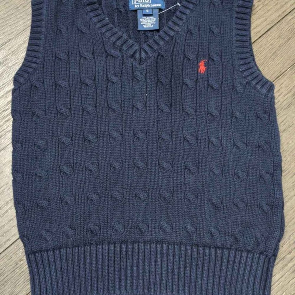Polo Ralph Lauren Boys Size 5 Sweater Vest